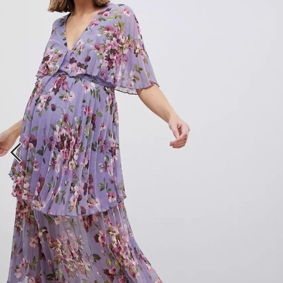 ASOS Maternity Midi Floral Dress - Picture 1 of 5